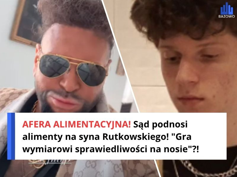 AFERA ALIMENTACYJNA! Sąd podnosi alimenty na syna Rutkowskiego! "Gra wymiarowi sprawiedliwości na nosie"?!